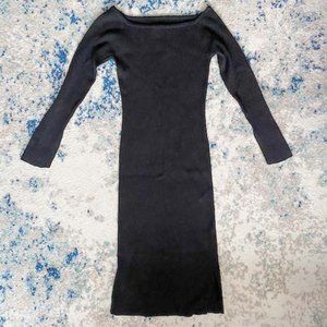 Pixley Ribbed Knit Midi Dress